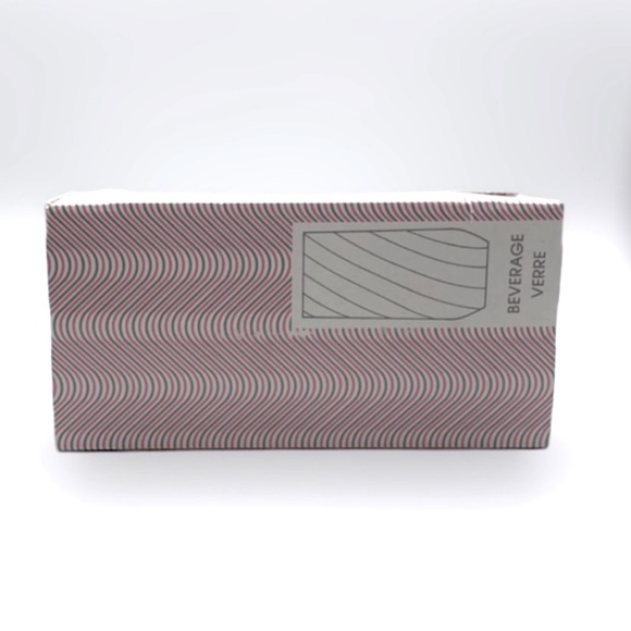 Vintage 80s Hearts and Geese Luminarc 
Beverage Drinking Glasses Set of 6 - Picture 6 of 8